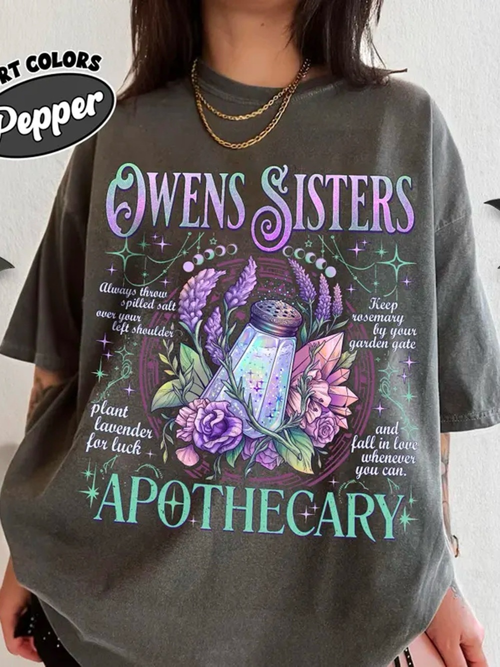 Magical Apothecary Owens Sisters Witchy Pepper Comfort Colors T-Shirt